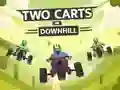 Two Carts Downhill