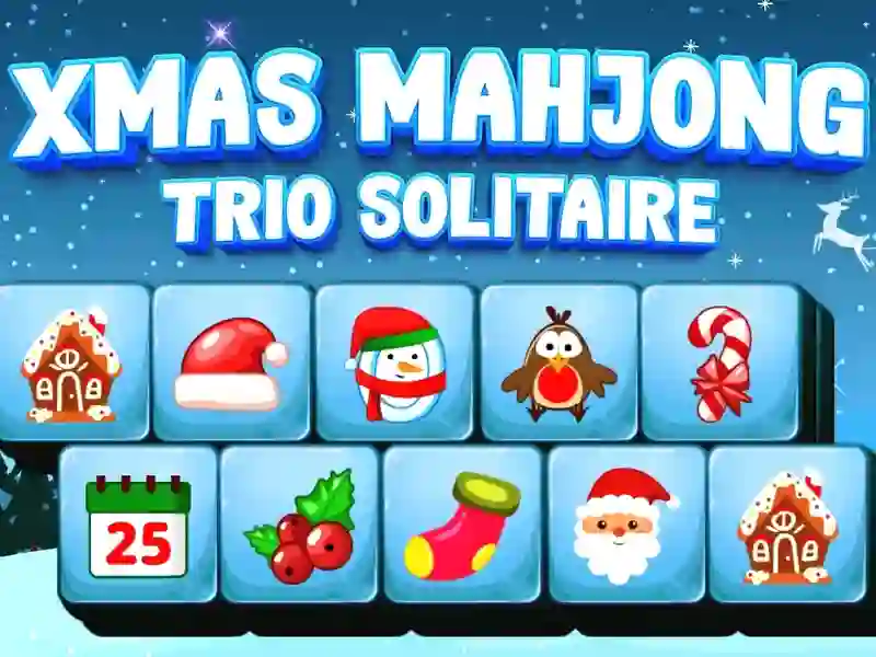 Xmas Mahjong Trio Solitaire