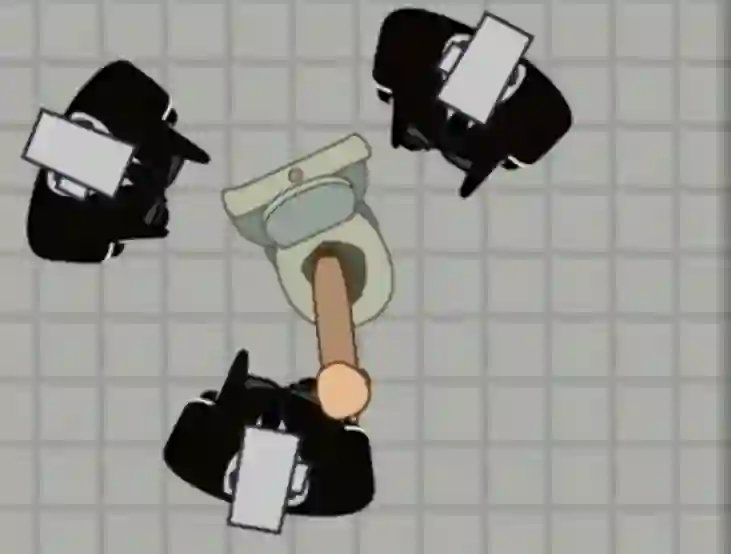100 Cameramans vs 100 Toilets