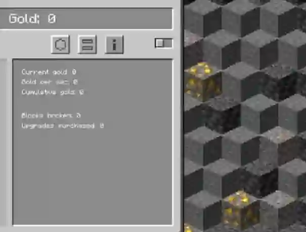 Minecraft Gold Clicker