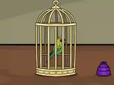 Green Budgie Escape