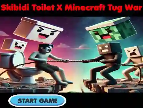 Skibidi Toilet X Minecraft Tug War