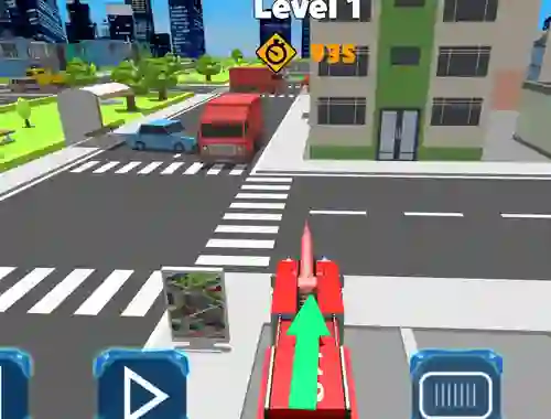 Fire Truck Rescue Driving