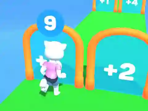 Cat Angela Running