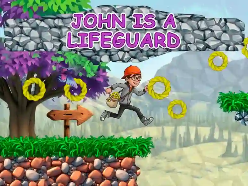 John is a lifeguard