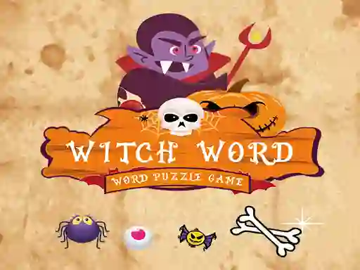 Witch Word Halloween Puzzel Game