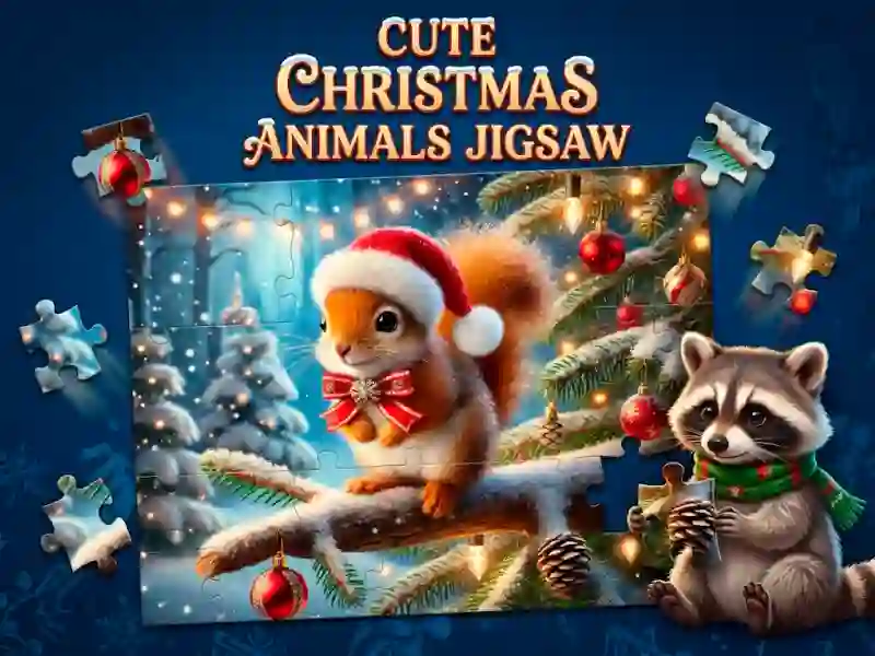 Cute Christmas Animals Jigsaw