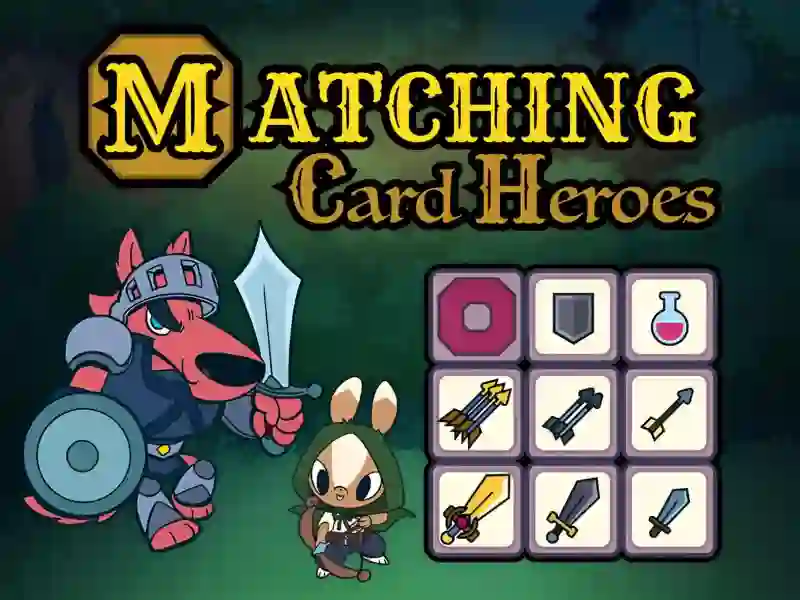 Matching Card Heroes