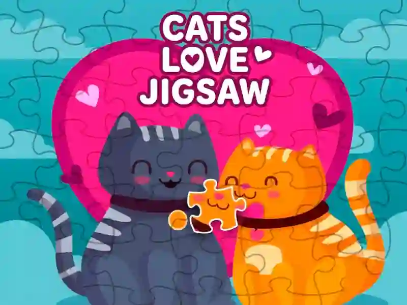 Cats love jigsaw