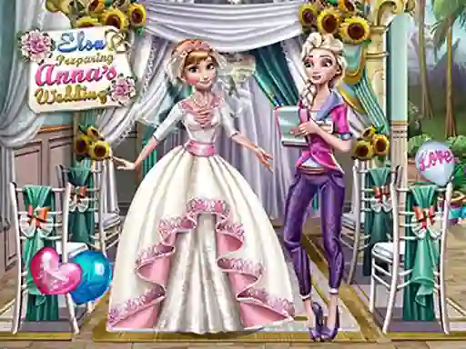 Elsa Preparing Anna's Wedding
