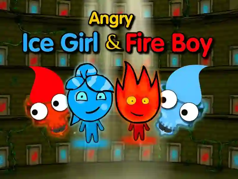 Angry Ice girl and Fire boy