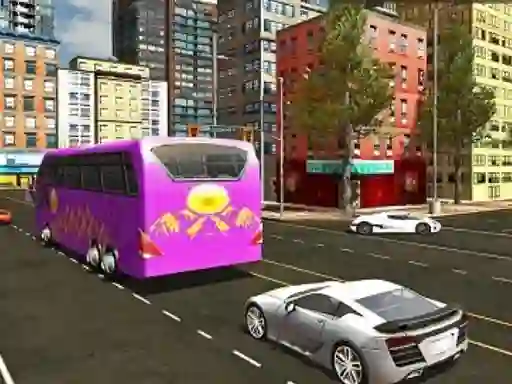 City Bus Offroad Driving