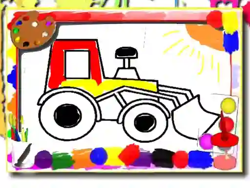 Back to School: Kids Car Coloring
