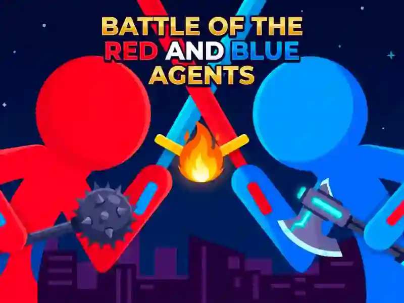Battle of the red and blue agents