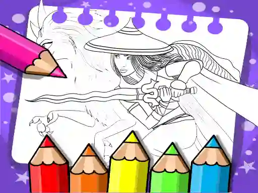 Raya And The Last Dragon Coloring Book