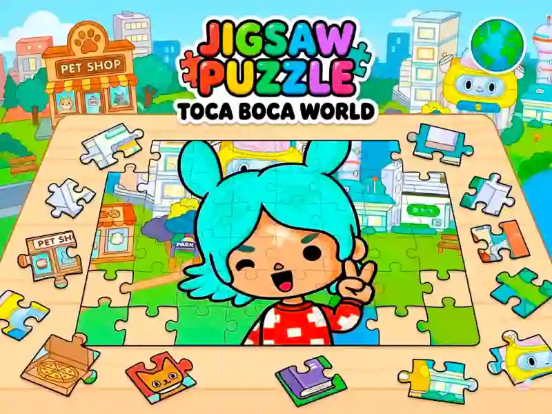 Jigsaw Puzzle: Toca Boca World