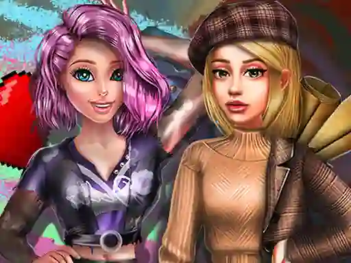 2022 Dark Academia to Egirl Dress up