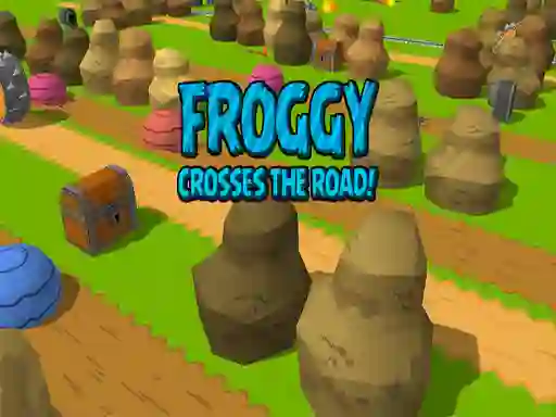 Froggy Crosses The Road!
