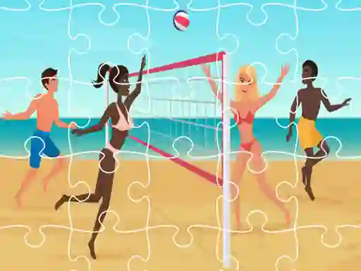 Beach Volleyball Jigsaw