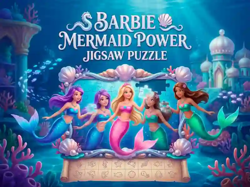 Barbie Mermaid Power Jigsaw Puzzle