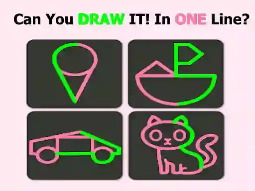 Brain Test: One Line Draw Puzzle