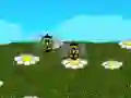 Two bumblebees