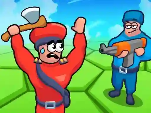 Tile Hex World: Red vs Blue