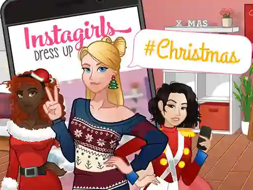 InstaGirls Christmas Dress Up