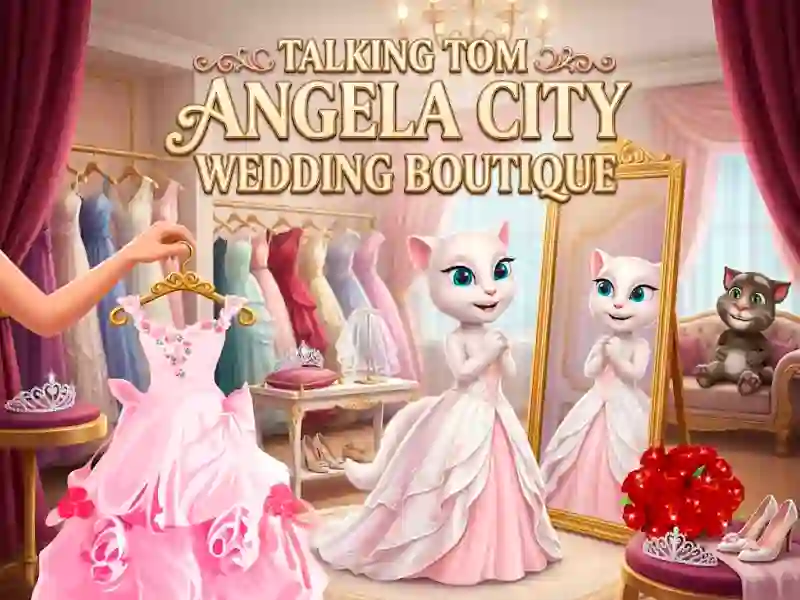 Talking Tom Angela City Wedding Boutique
