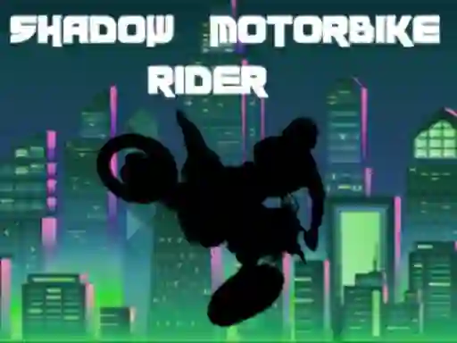 Shadow Motorbike Rider