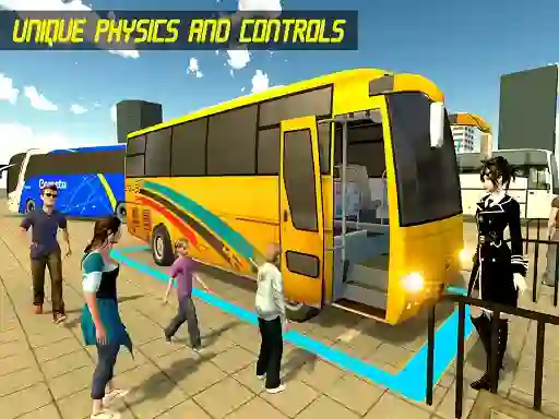 Modern Bus Parking Advance Bus
