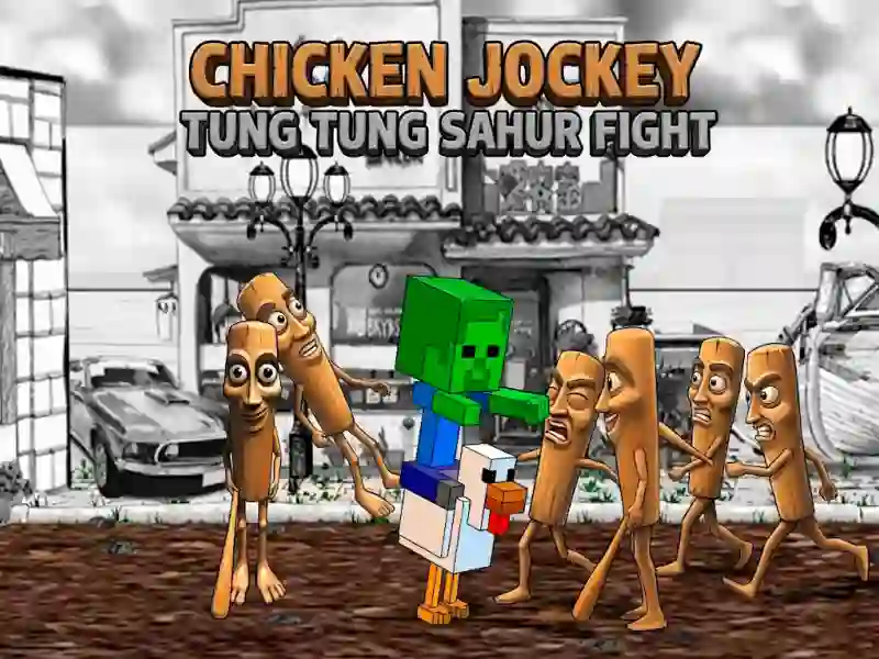 Chicken Jockey Tung Tung Sahur Fight