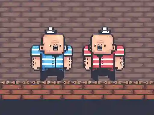 2 Player Red Blue Pirates