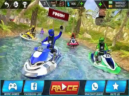 Jet Ski Water Boat Racing