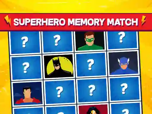Superhero Memory Match