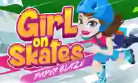 Girl on Skates Paper Blaze