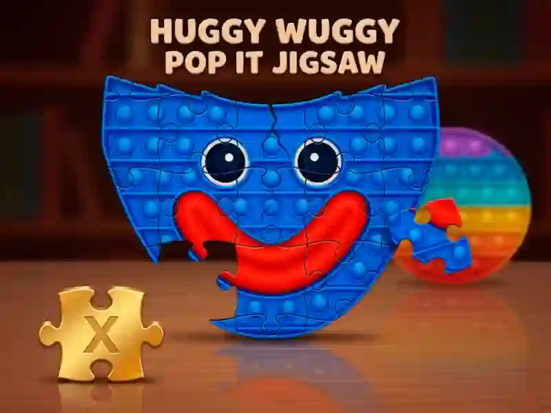 Huggy Wuggy Pop It Jigsaw