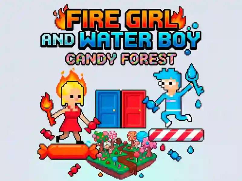 Fire Girl and Water Boy Candy Forest