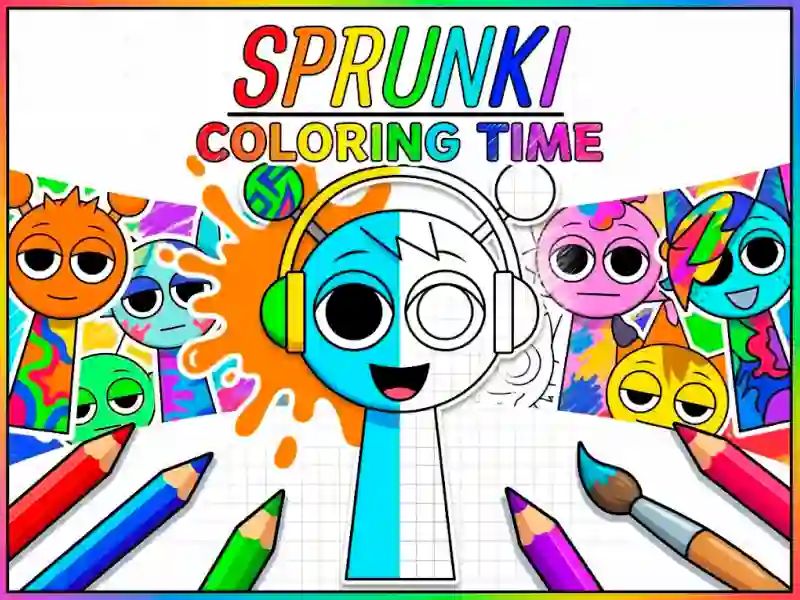 Sprunki Coloring Time