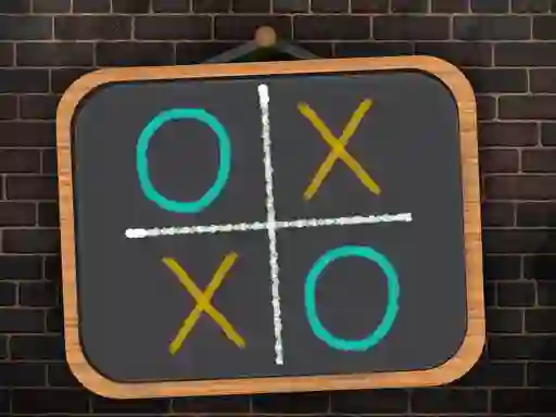 Tic Tac Toe blackboard