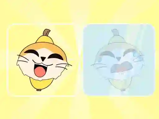 Hiding Banana Cat