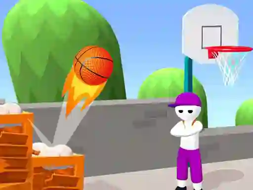 The ball bounces