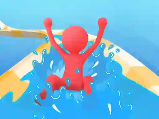 Waterpark Slide Race