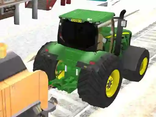Tractor Chained Towing Train 2018