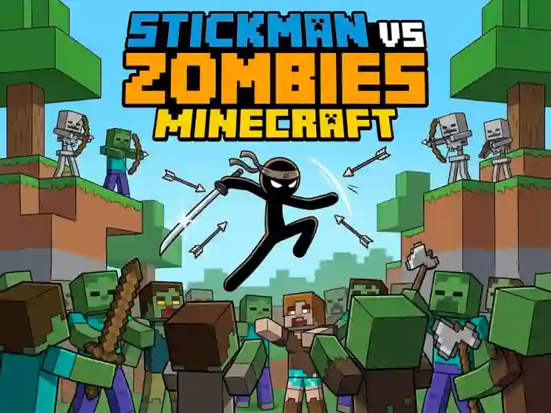 Stickman vs Zombies Minecraft