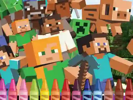 4GameGround Minecraft Coloring