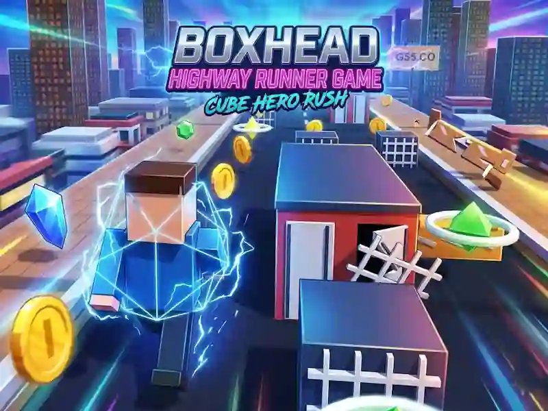 Boxhead Highway Runner Game