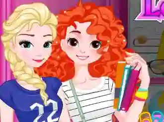 Princesses Back to School 2: School Lockers