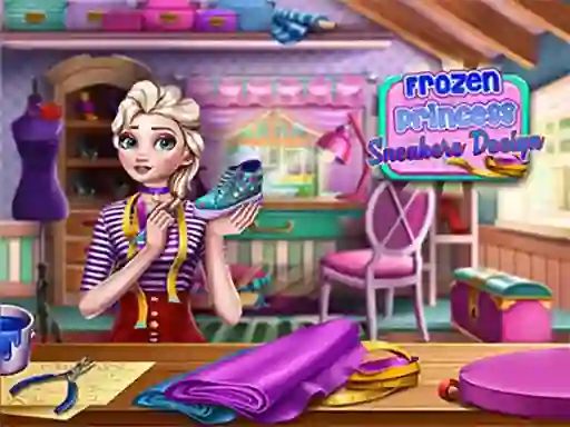 Frozen Princess Sneakers Design