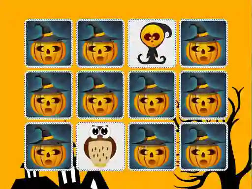 Kids Memory Game Halloween